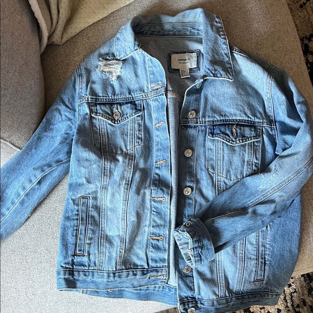 Forever 21 Light Blue Denim Jacket